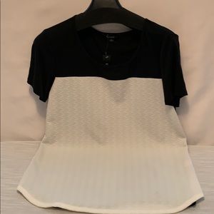 Expresso Black/Cream Blouse
